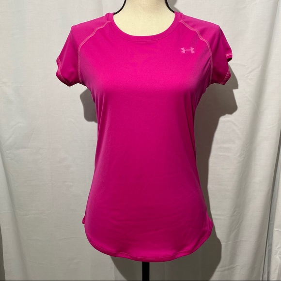 Under Armour HeatGear Pink Short Sleeve MD - Picture 1 of 5